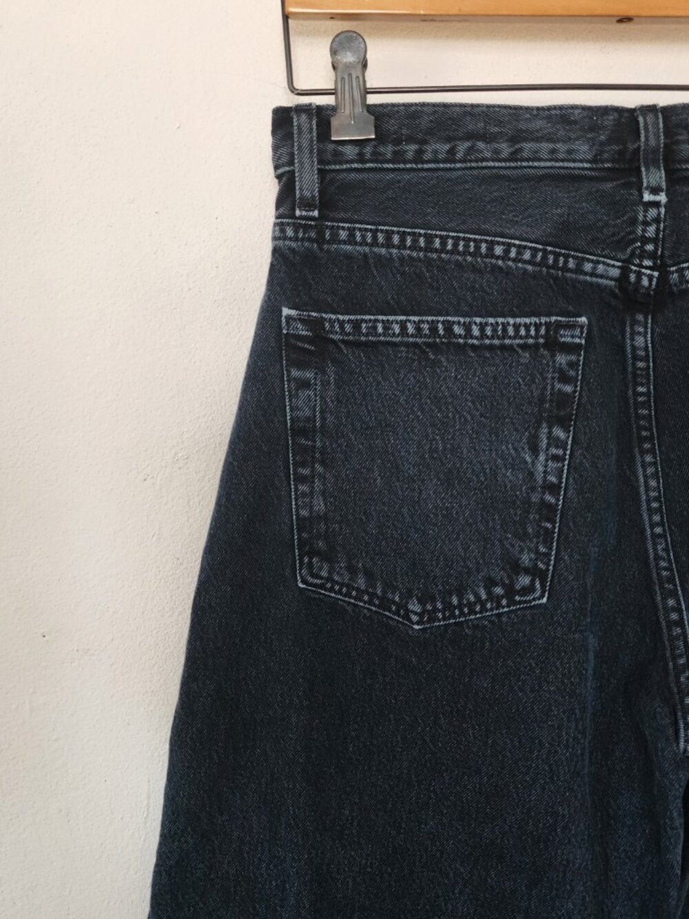 Womens Frame The Bubble Dark Wash Jeans Size 27 - Picture 8 of 9
